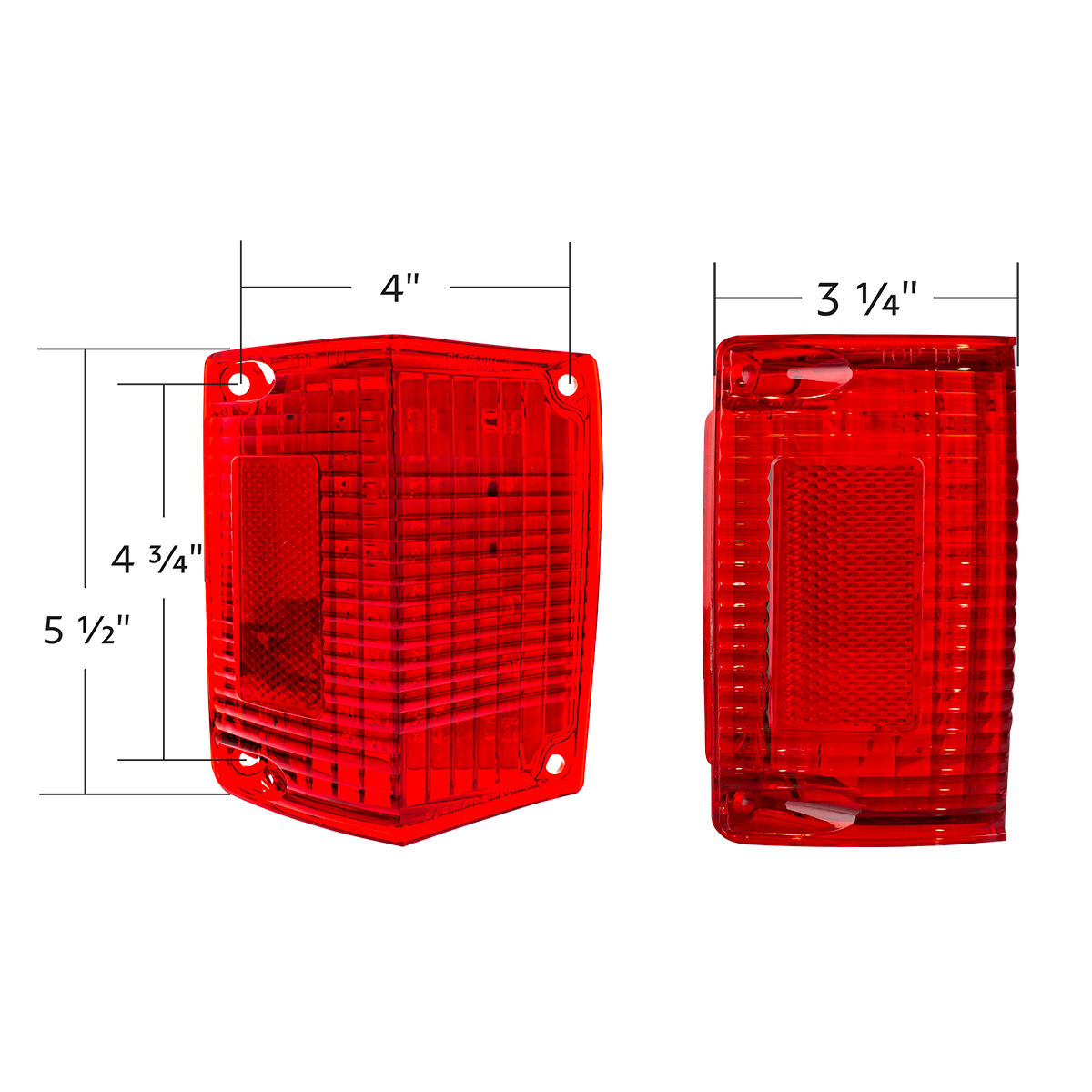 36 LED Tail Light Set For 1970-1972 Chevy El Camino/Station Wagon (Pair)