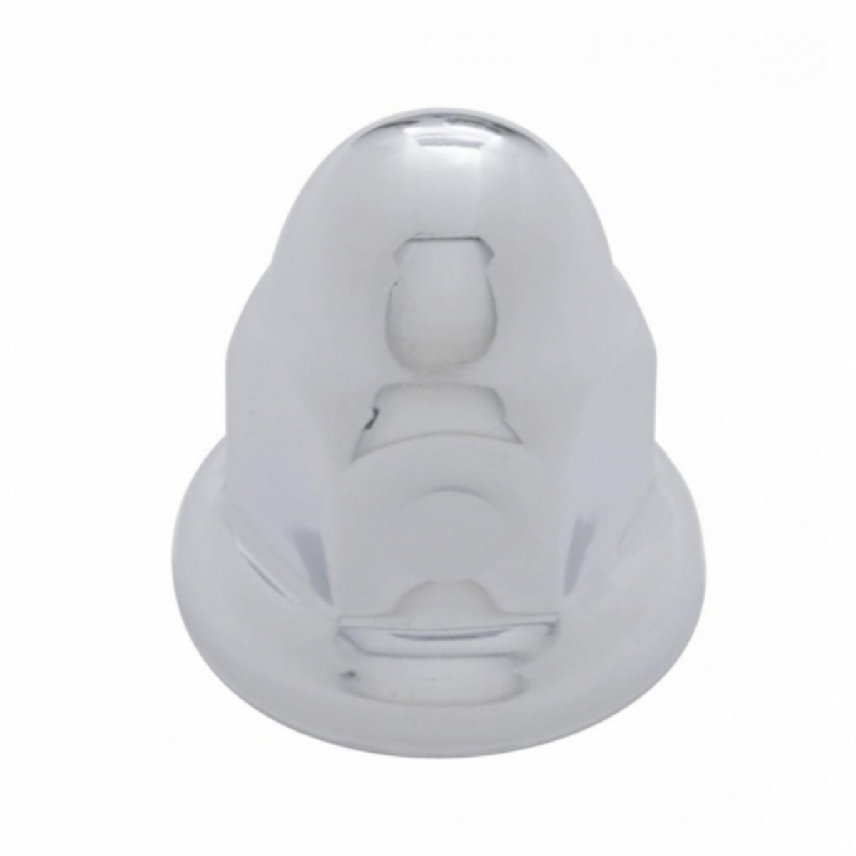 33mm x 2" Chrome Steel Nipple Nut Cover With Flange (10-Pack)