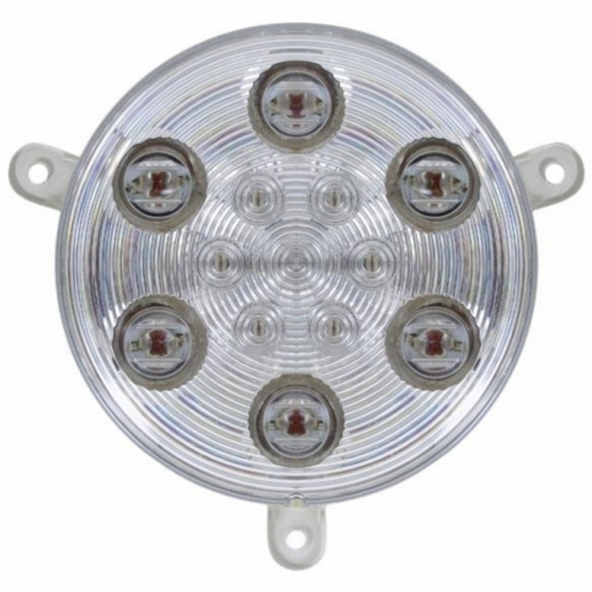 13 LED Daytime Running Light For 2005-2010 Freightliner Century -Amber LED/Clear Lens