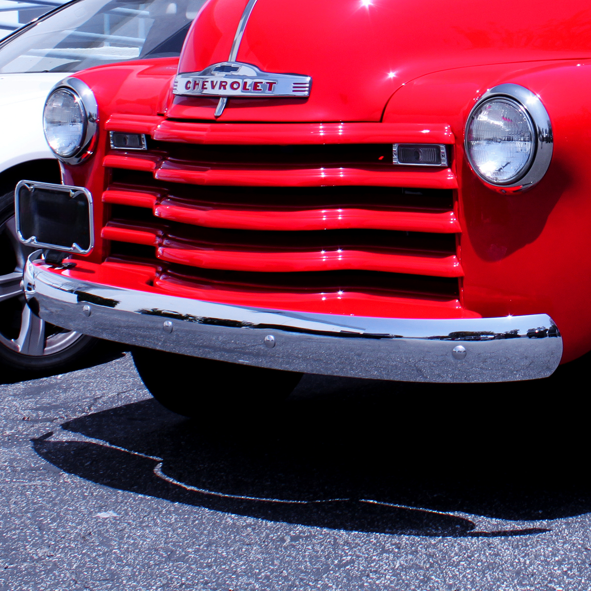Chrome Bumper For 1947-54 Chevy & GMC Truck, Front