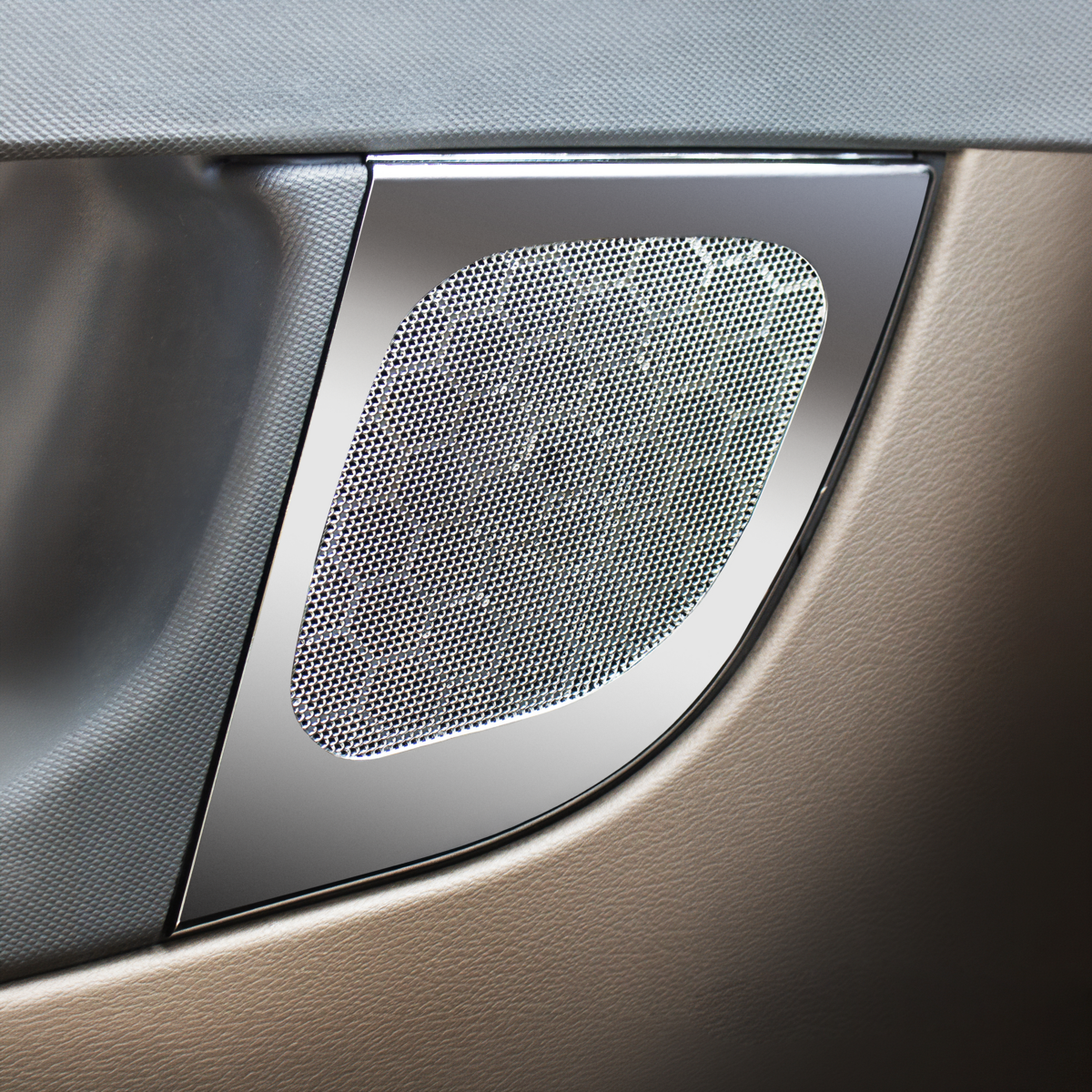 Chrome Door Speaker Cover For 2008-2017 Freightliner Cascadia - Driver
