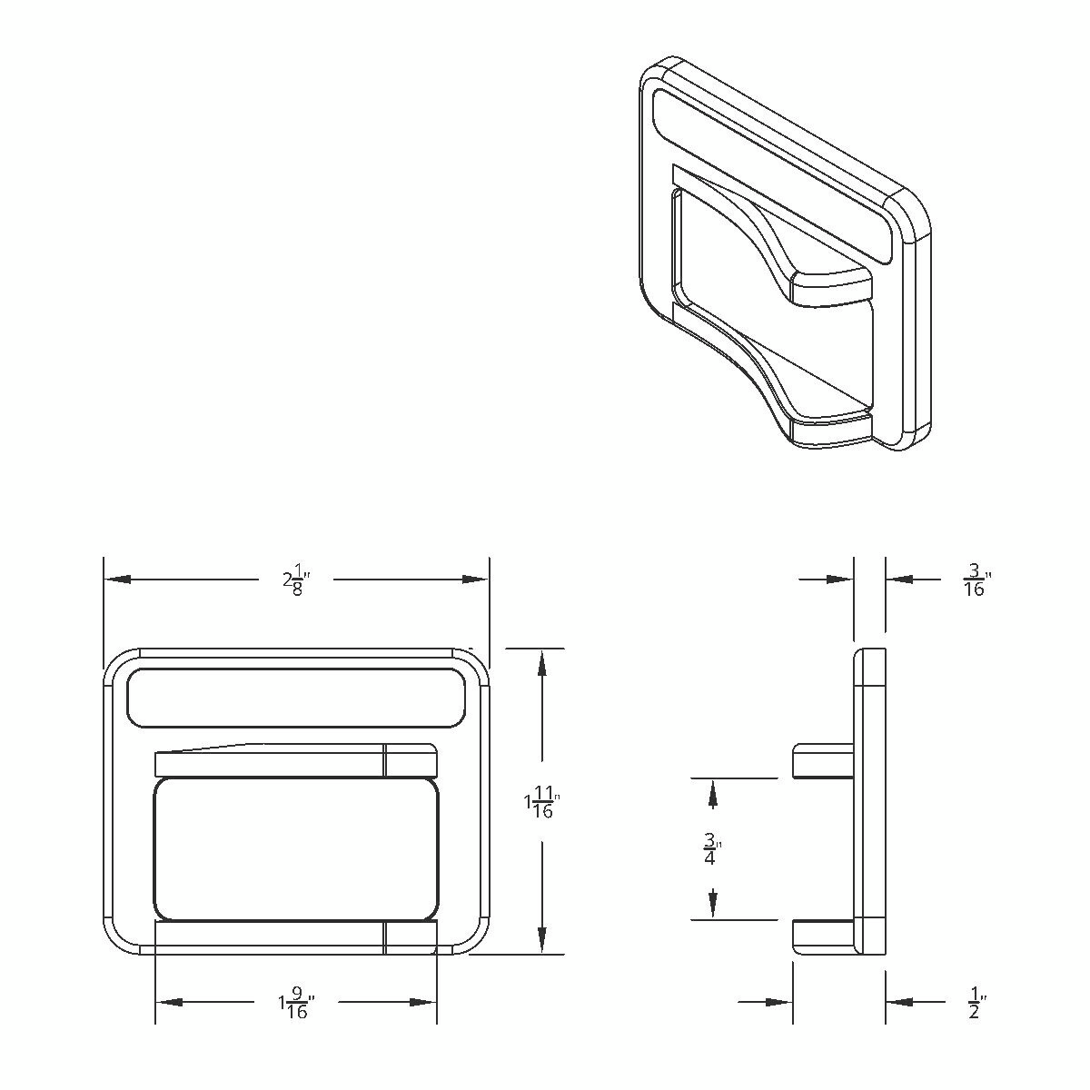 Chrome Rocker Switch Cover For Peterbilt 579 (2013-2019) & 567 (2014-2019)