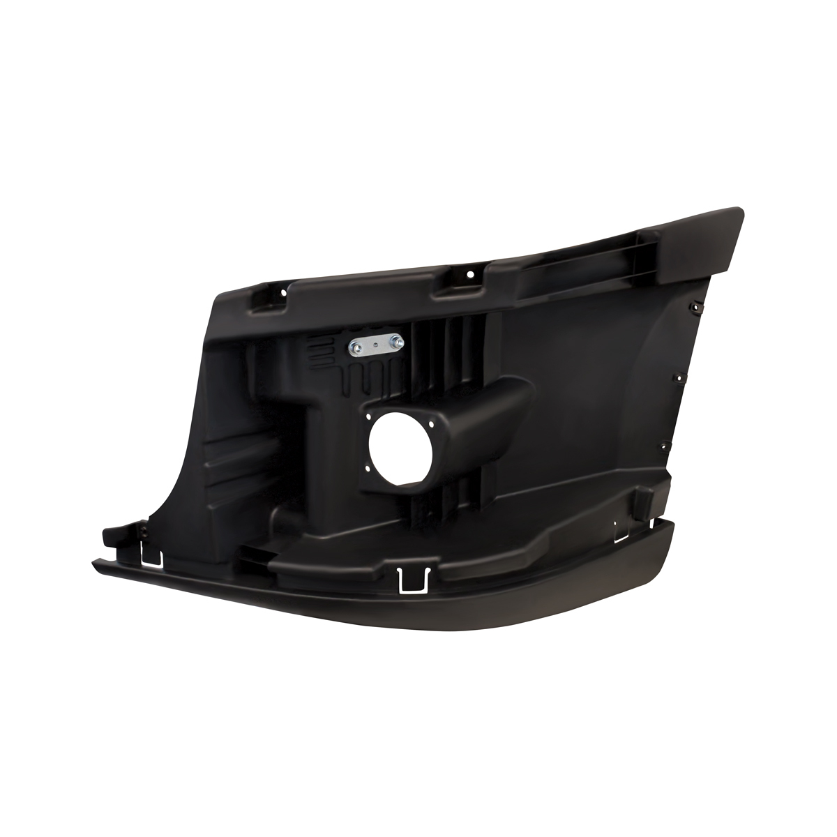 Bumper End Reinforcement With Fog Light Hole For 2008-2017 Freightliner Cascadia - Driver