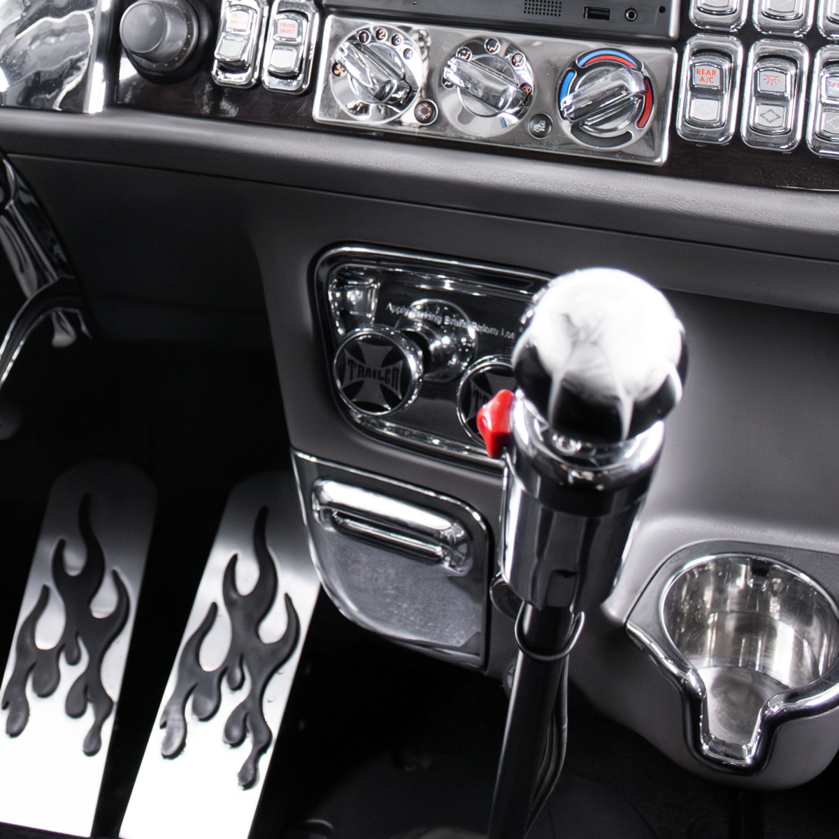 Chrome Ashtray For 2006+ Peterbilt