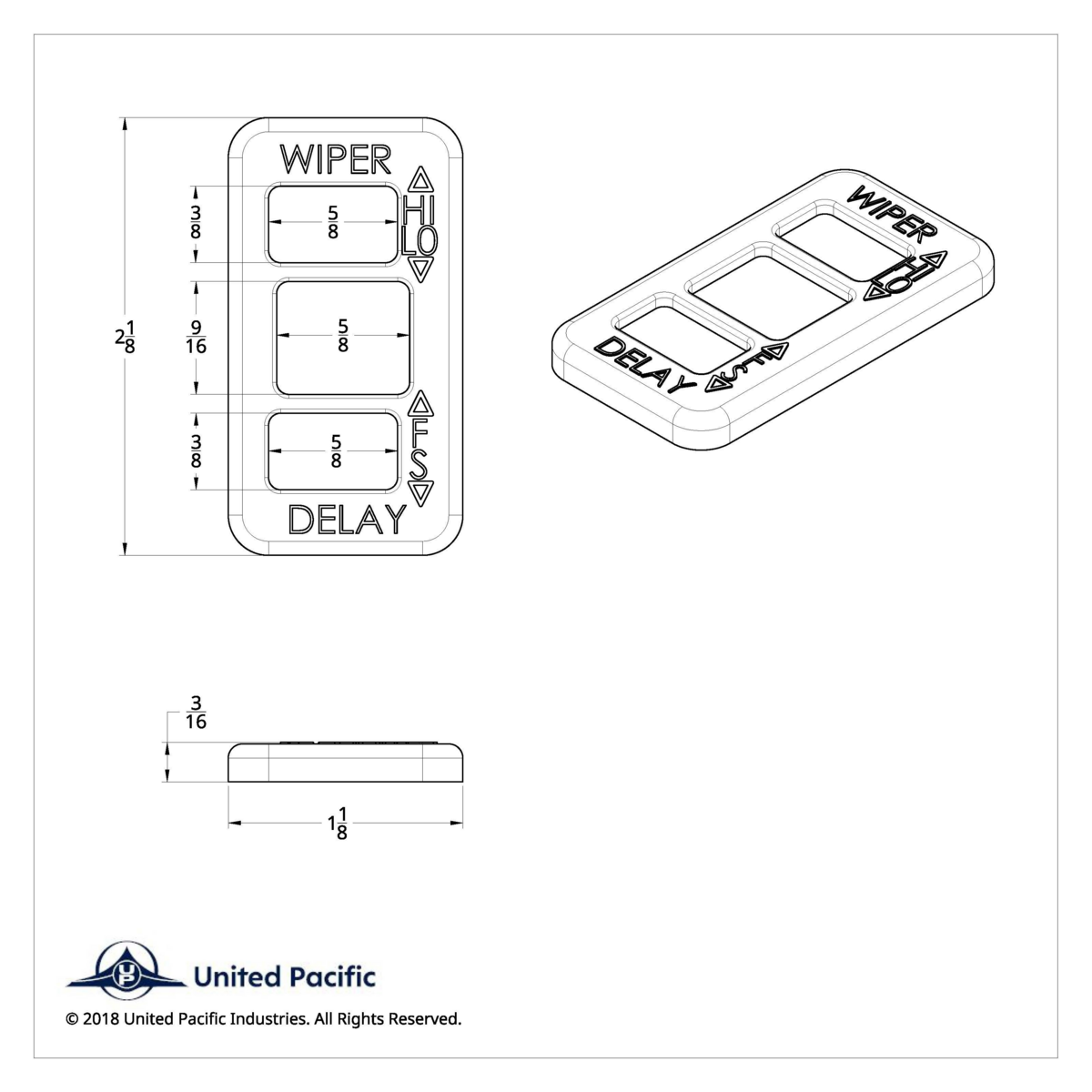Freightliner Wiper Switch Trim