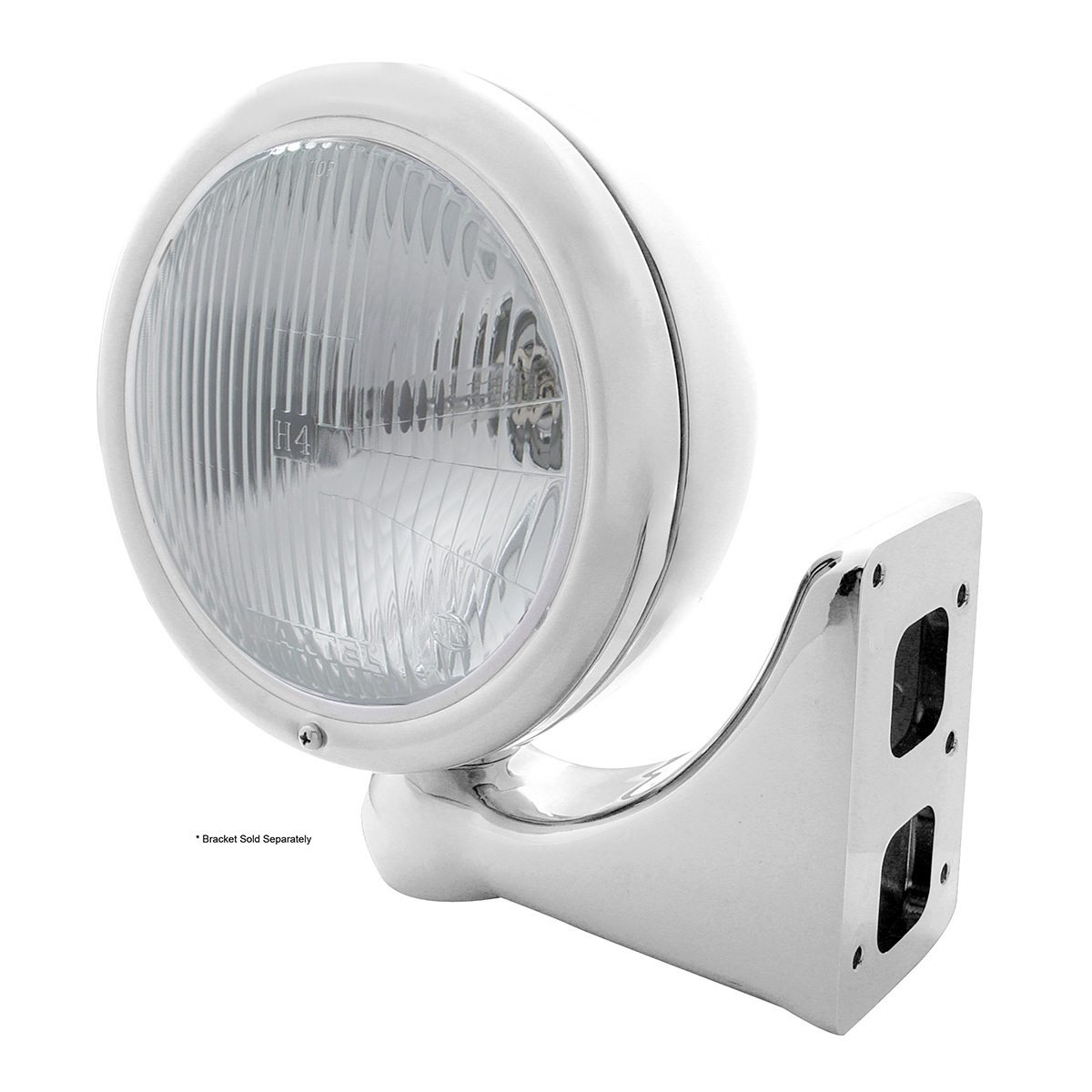 Stainless Steel Classic Headlight H4 Bulb