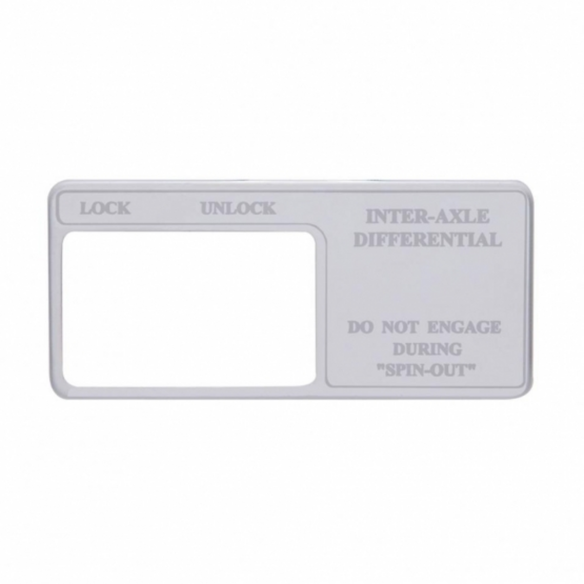 Freightliner Stainless Switch Guard - Inter-Axle Differential