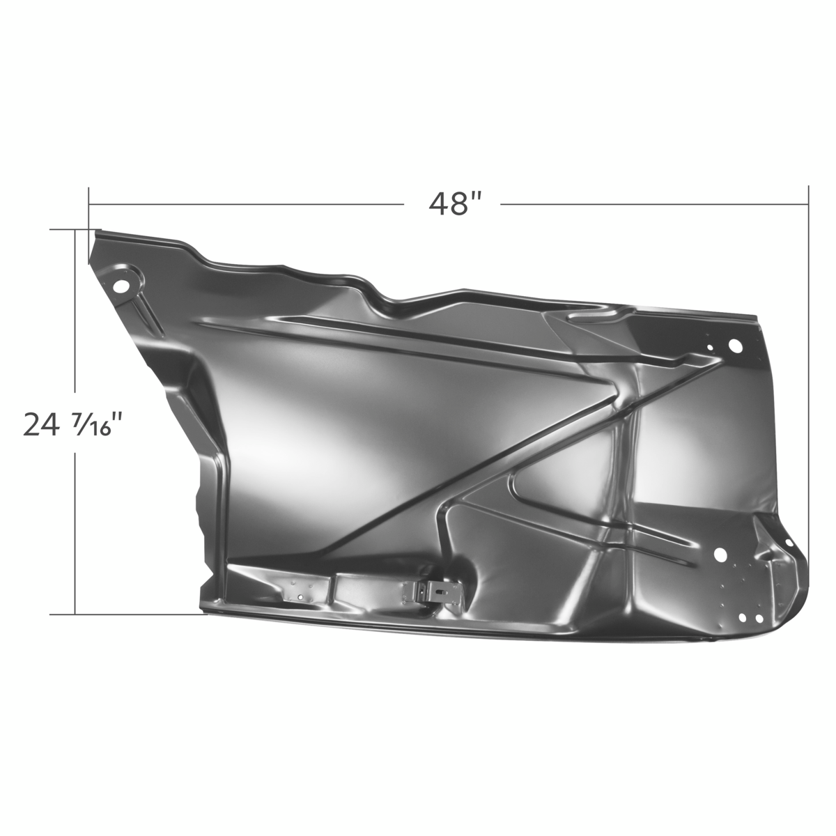 Inner Fender For 1955-1957 Chevrolet & GMC Truck - R/H