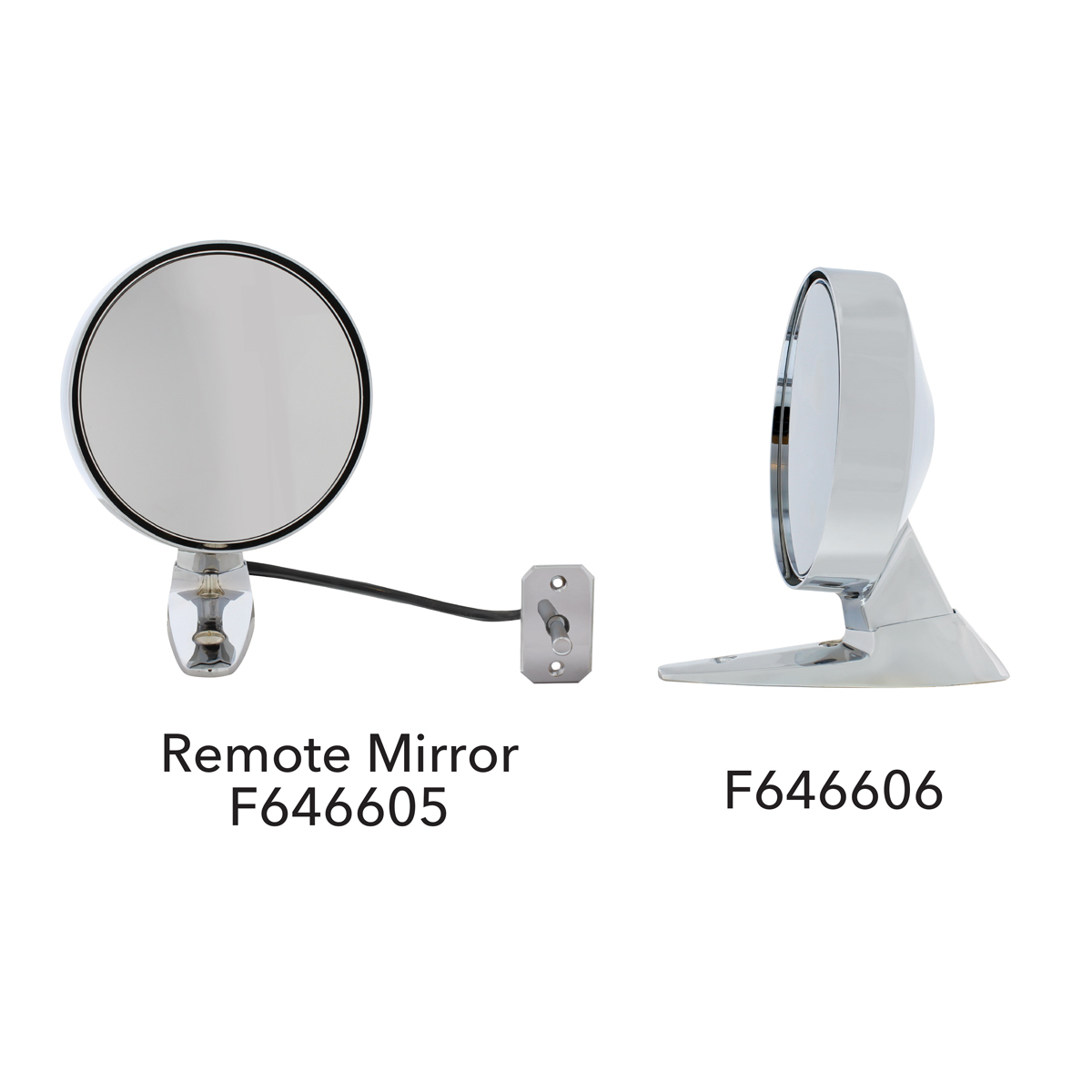 Remote Mirror Mounting Pad For 1964.5-66 Ford Mustang
