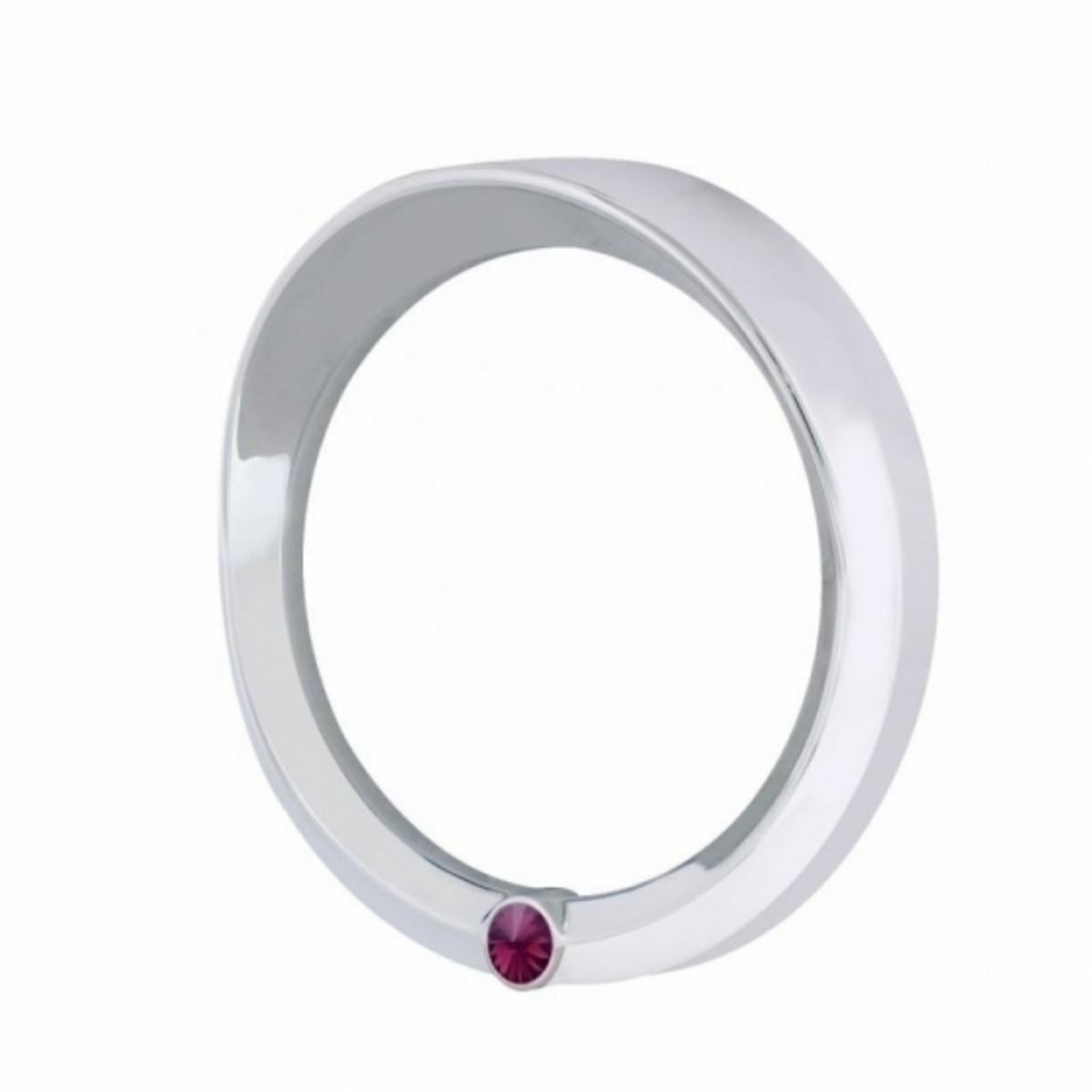 Signature Series Speed/Tachometer Gauge Cover With Visor For 2006+ Peterbilt -Purple Crystal