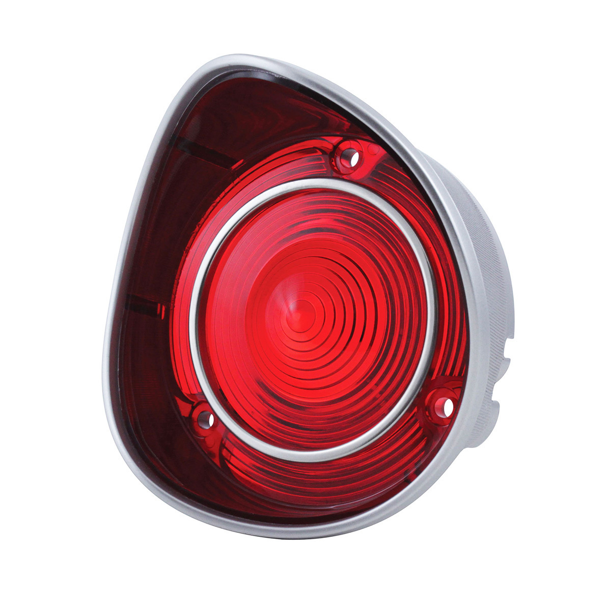 Tail Light Lens With Stainless Steel Trim For 1971 Chevy Malibu/Chevelle "SS" - R/H
