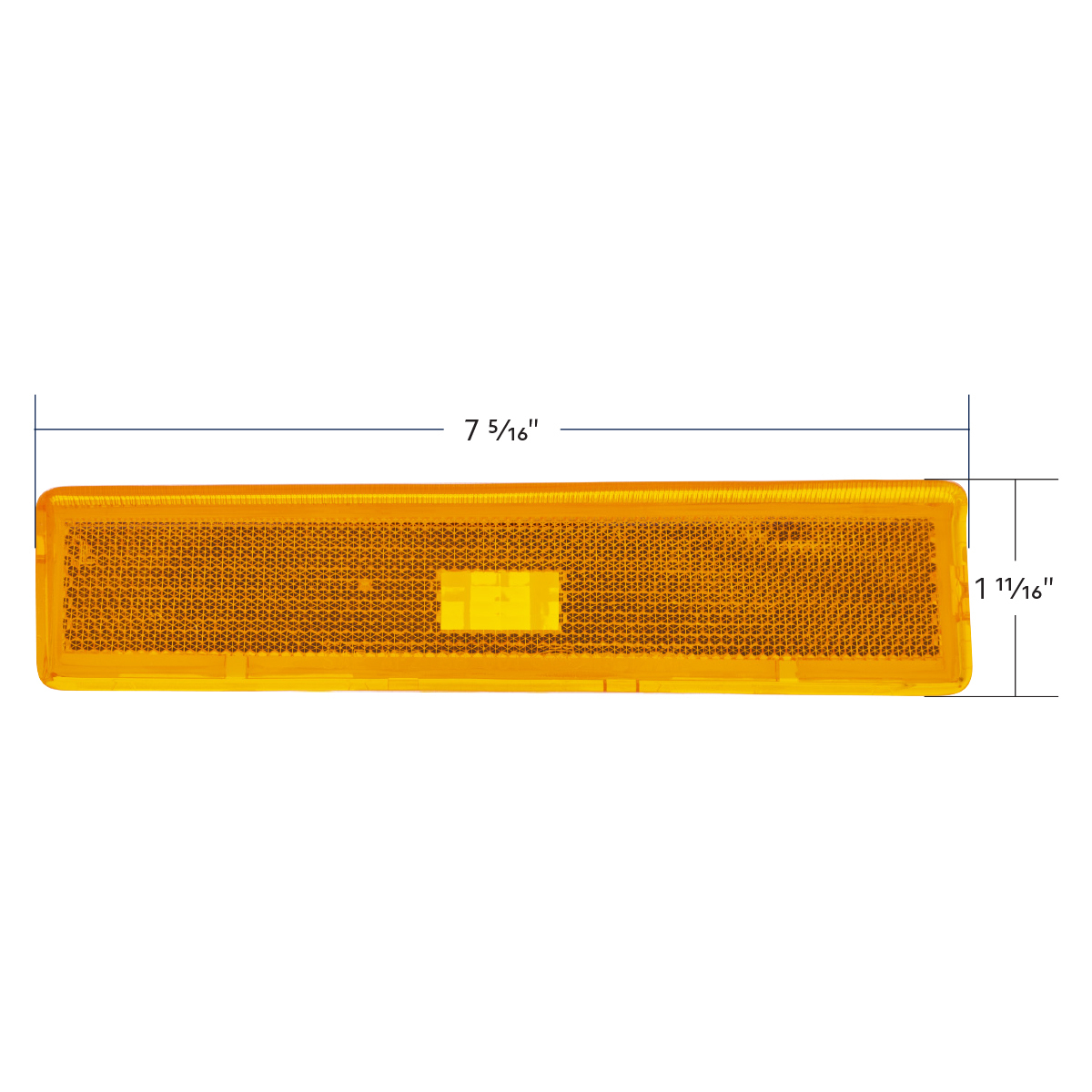 Side Marker Light For 1980-86 Ford Truck, Amber Lens - L/H