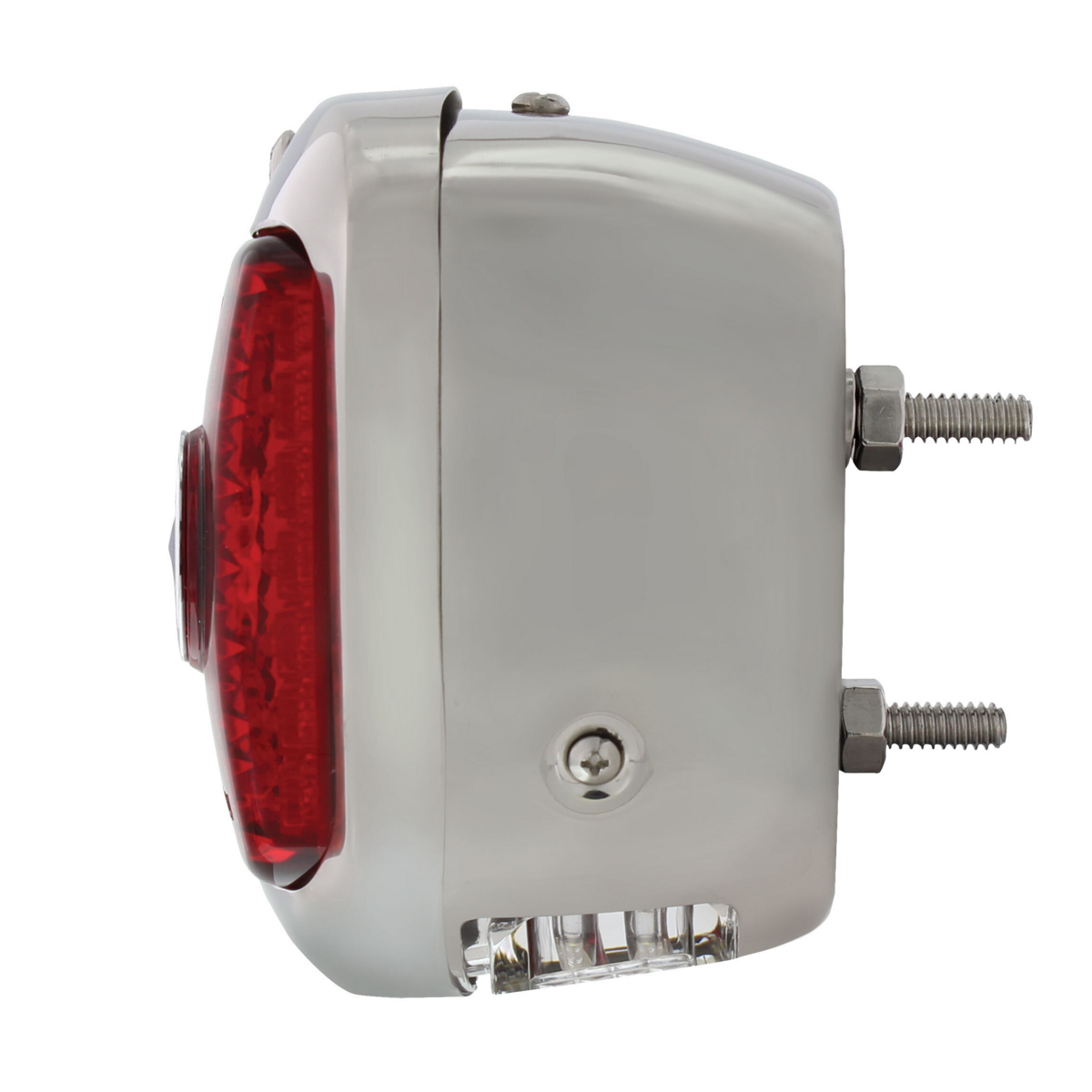 23 LED Tail Light With 6 LED LP Light Assembly & SS Housing & Blue Dot For 1940-53 Chevy & GMC Truck - L/H