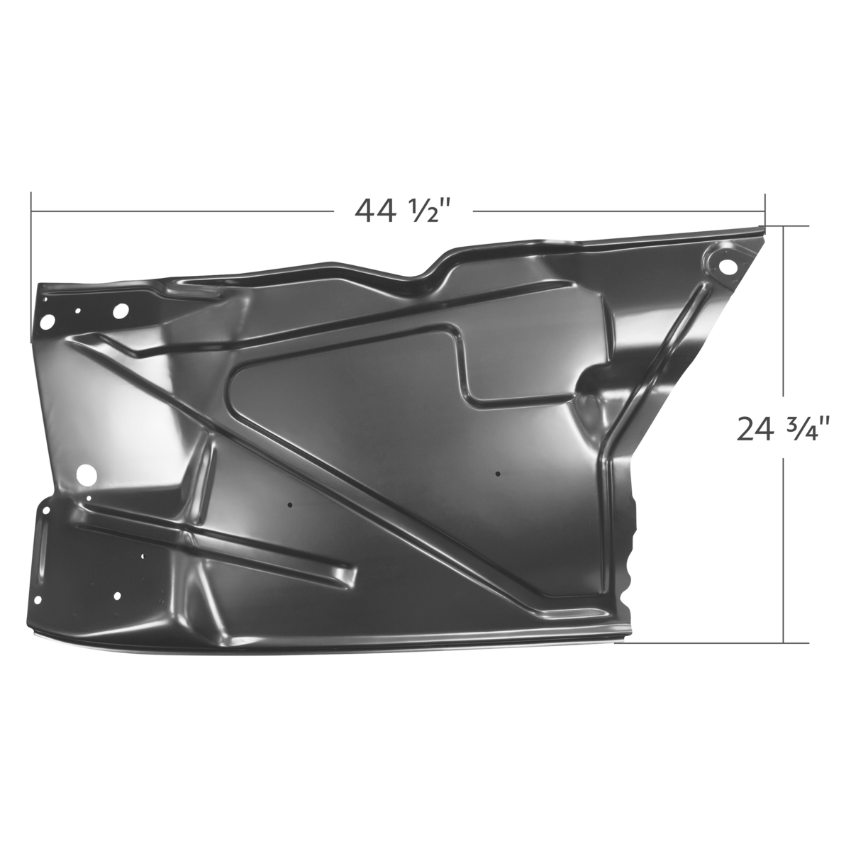 Inner Fender For 1958-1959 Chevrolet & GMC Truck - L/H
