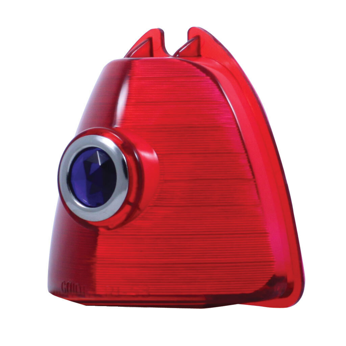 Upper Stop Tail Light Lens With Blue Dot For 1953 Chevy Passenger Cars