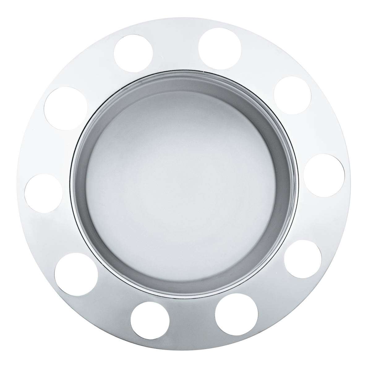 Chrome Dome Front Axle Cover 2PC Kit For 1-1/2" Nut Cover - Steel Wheel (2-Pack)