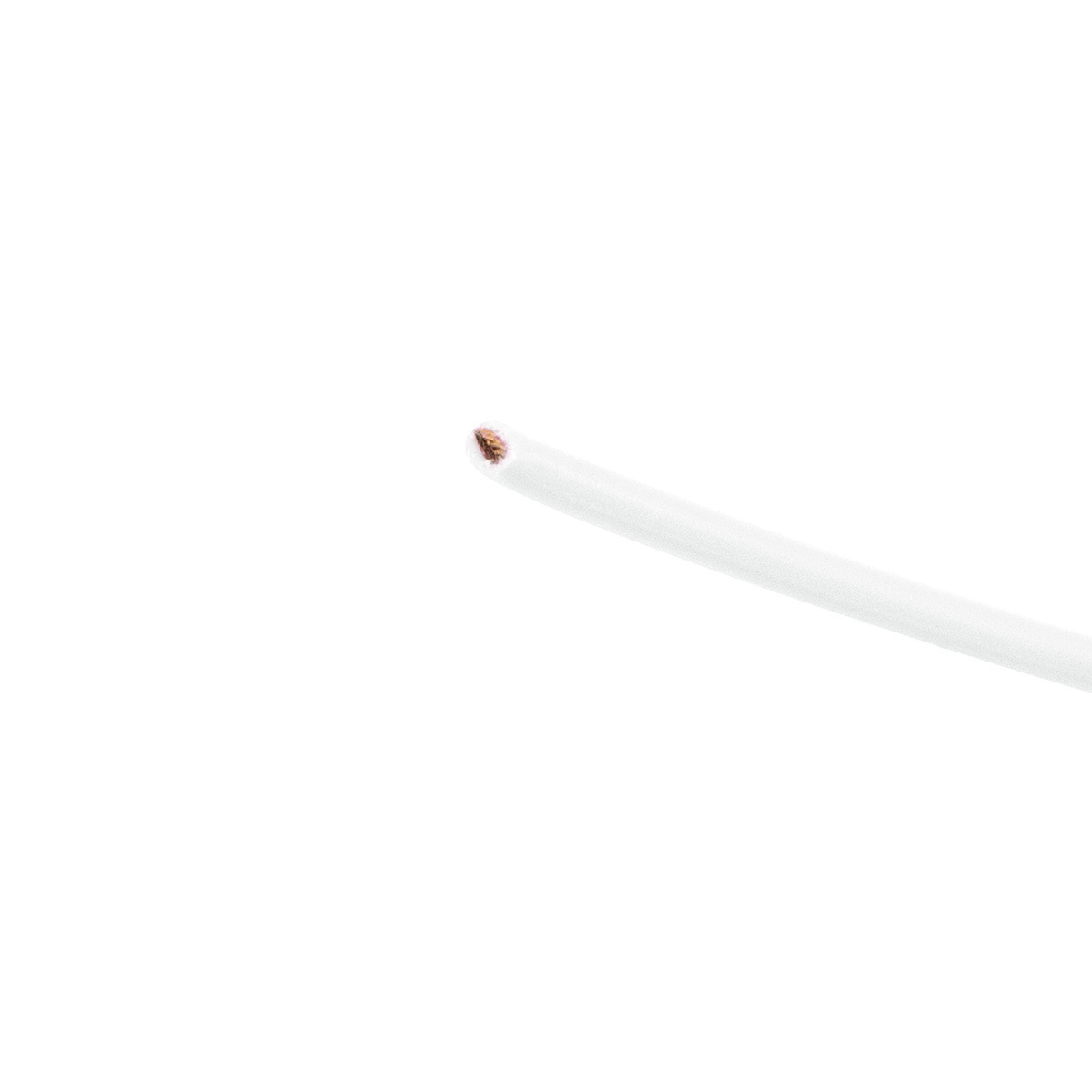 Primary Wire - Rated 80°C 14 AWG, White 15 Ft.