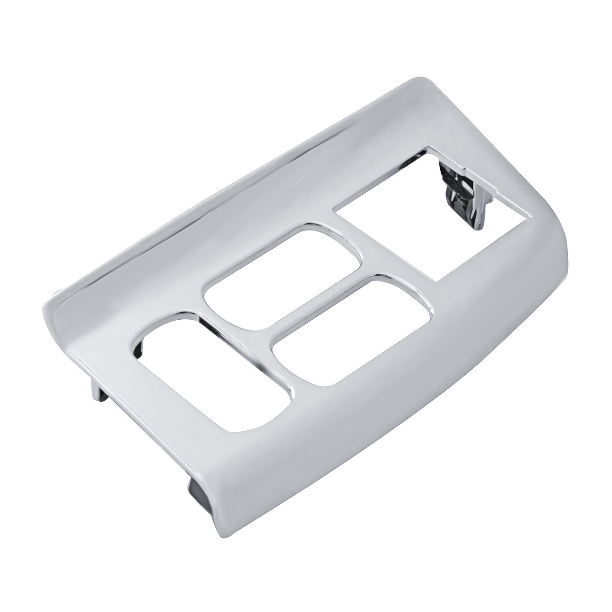 Chrome Plastic Window Switch Panel For 1999-2010 Peterbilt 387 - Driver