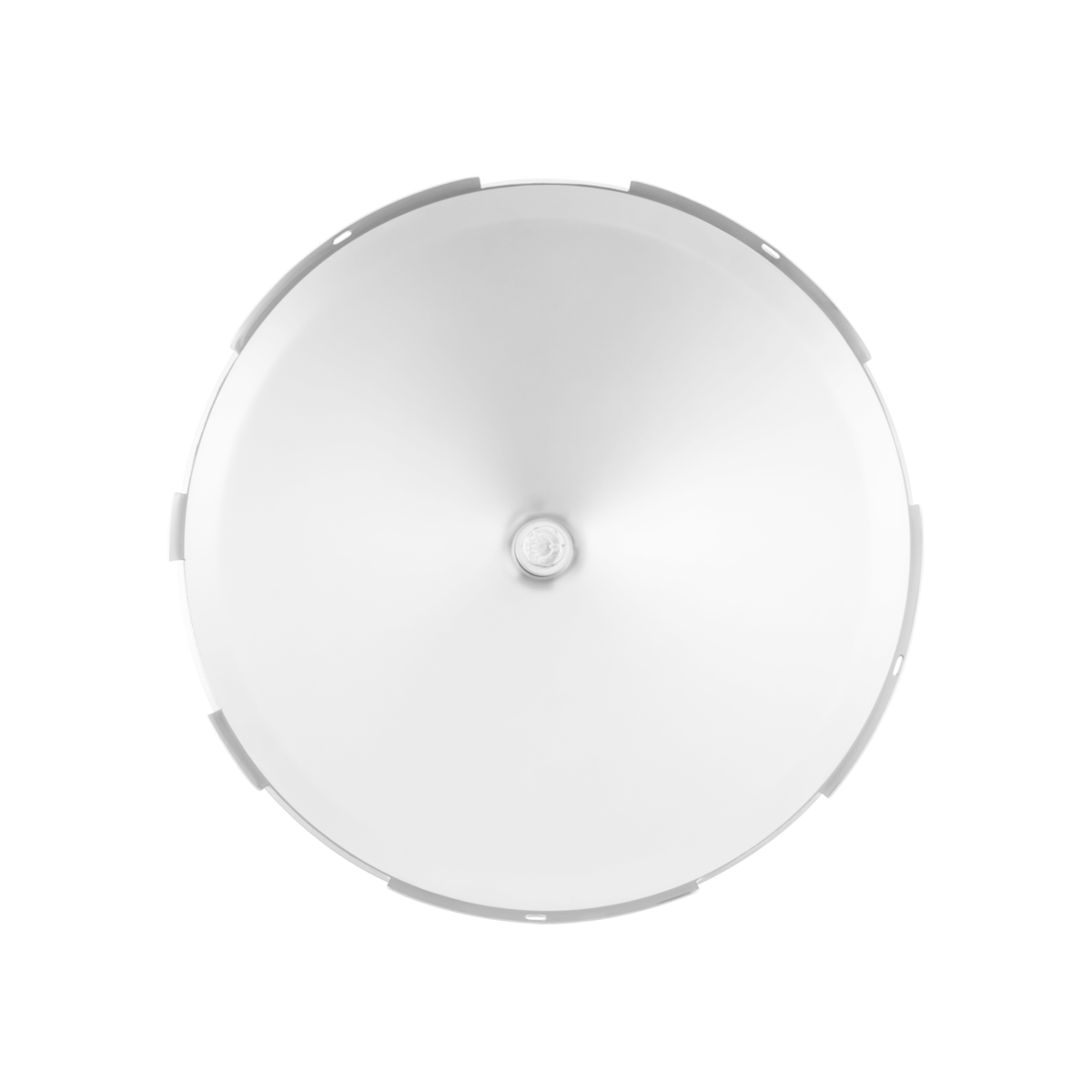 Universal Chrome Front Hubcap With 3 Bar Straight Spinner - 7/16" Lip