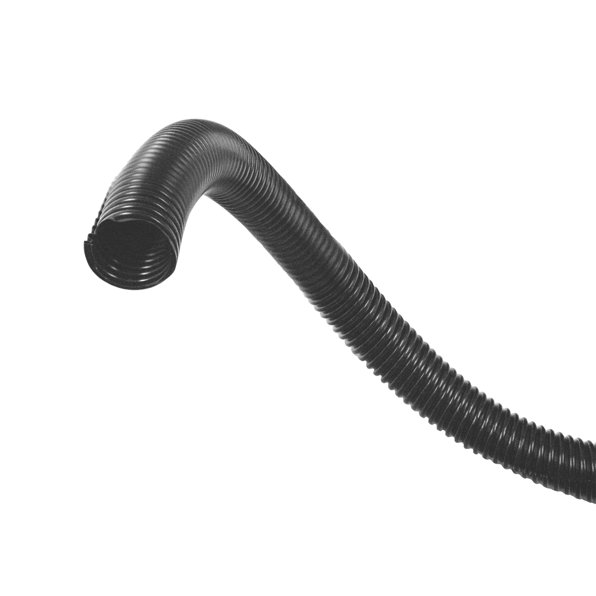 3/4" I.D. Black Flex-Guard Convoluted Split Seam Tubing, 5 Ft.
