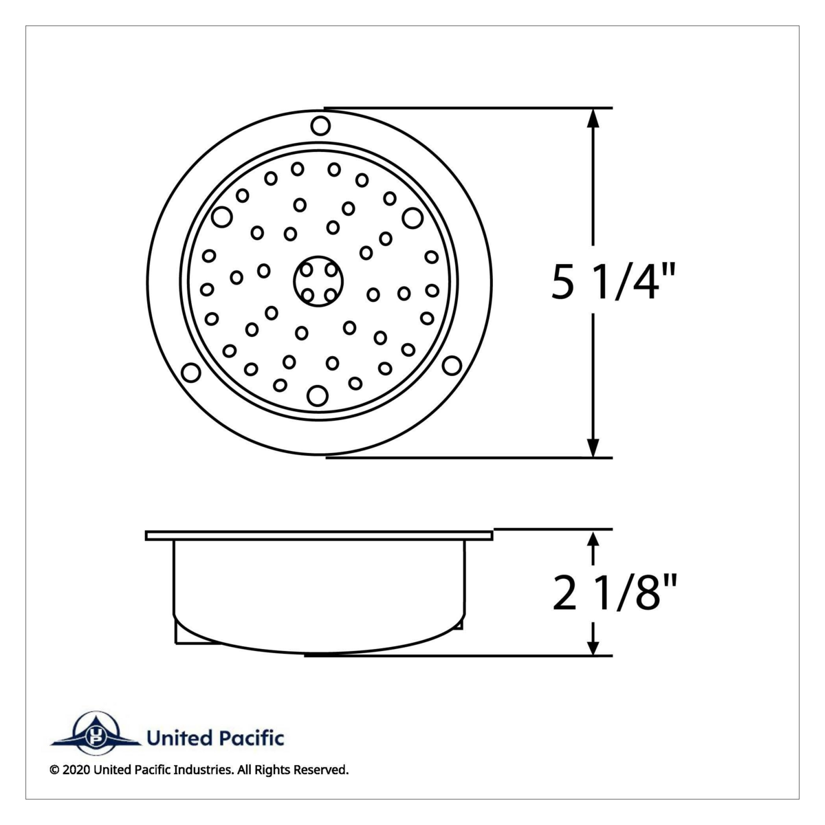 40 LED 4" Round Deep-Dish Stop, Turn & Tail Light With Flange Mount- Red LED/Clear Lens