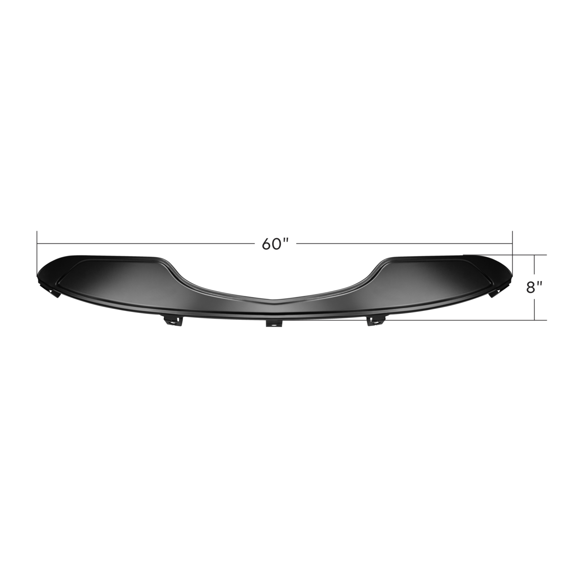 Black Bumper Filler For 1947-1953 Chevrolet Truck