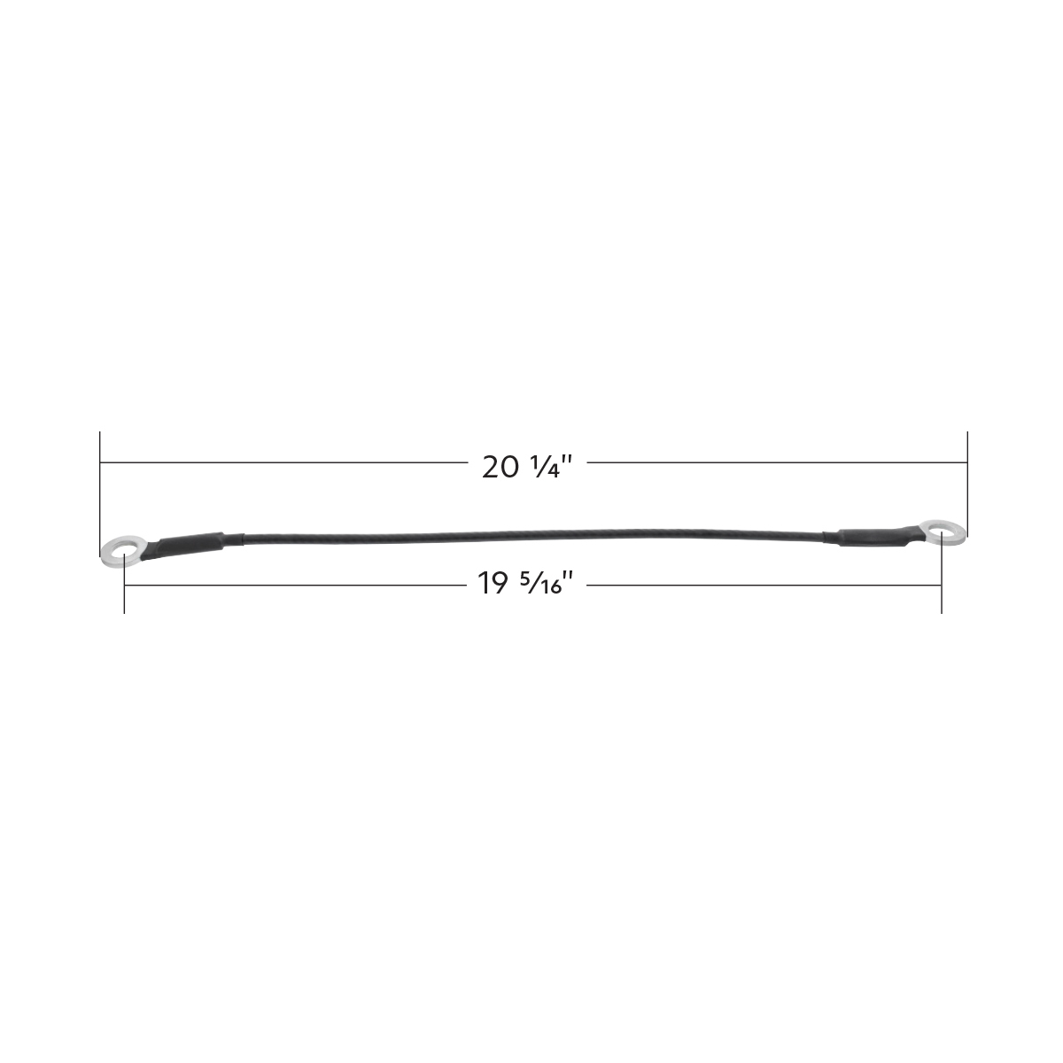 19-5/16" Tailgate Cable For 1973-89 Chevy & GMC Suburban
