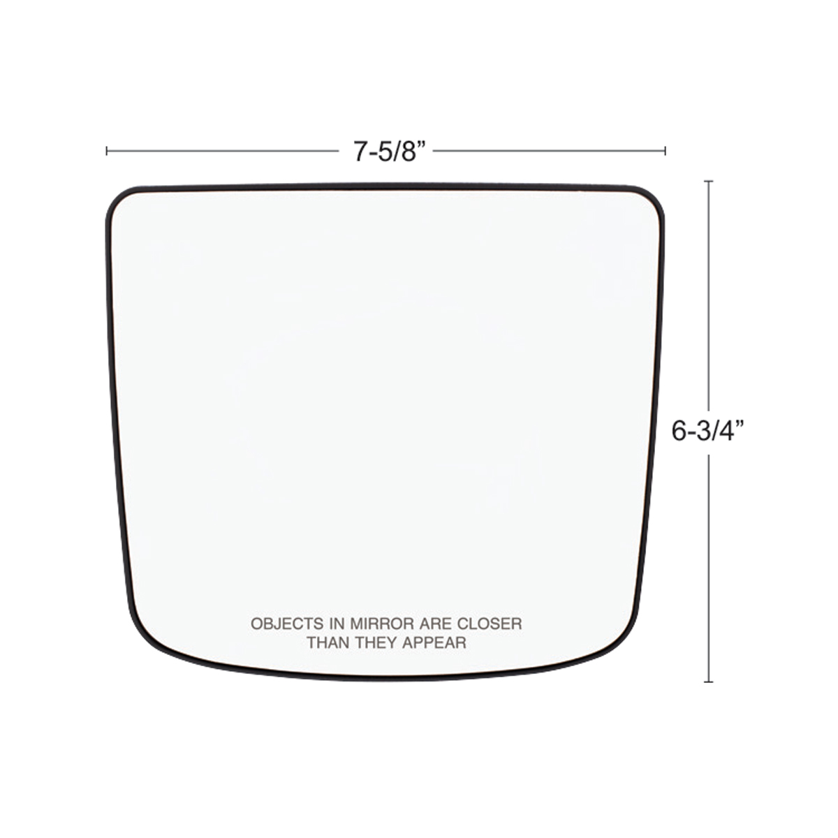 Auxiliary Convex Mirror For 2004-2012 Volvo VNL - Heated