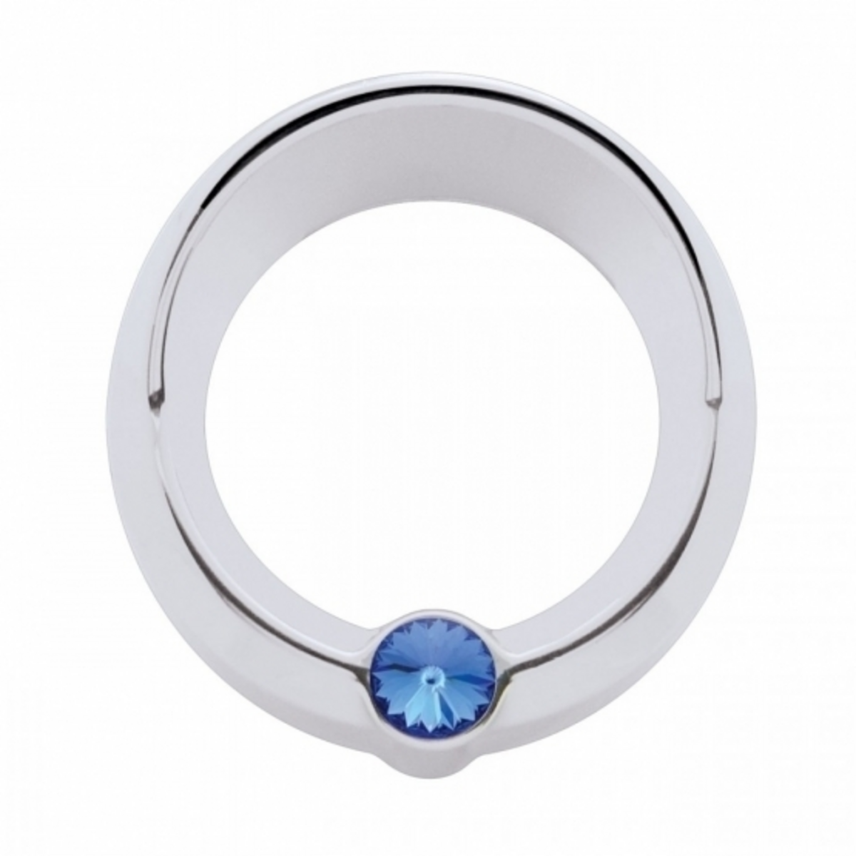 Signature Series Small Gauge Cover With Visor For Freightliner - Blue Crystal