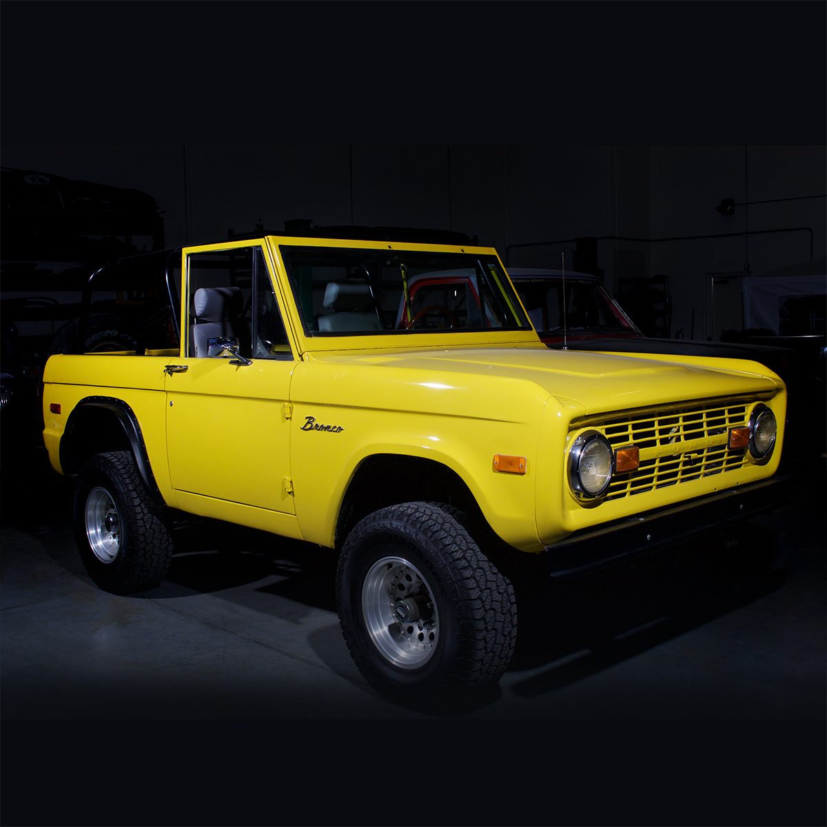 Front Fender With Sidemarker & Emblem Holes For 1970-77 Ford Bronco - R/H