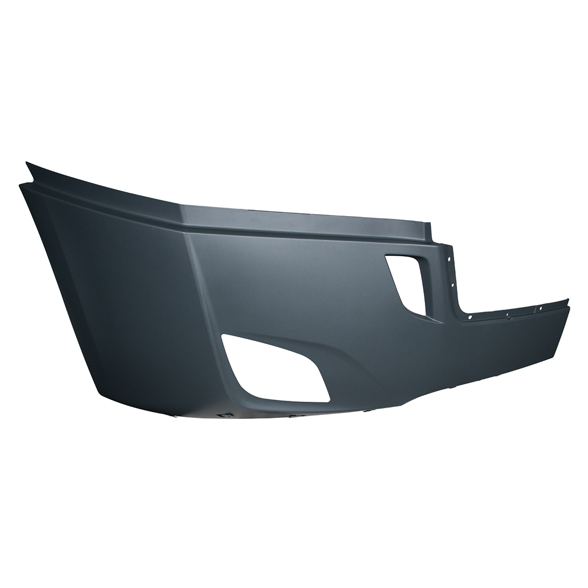 Bumper Cover With Fog Light Opening & Deflector Holes For 2018-2024 Freightliner Cascadia - Passenger