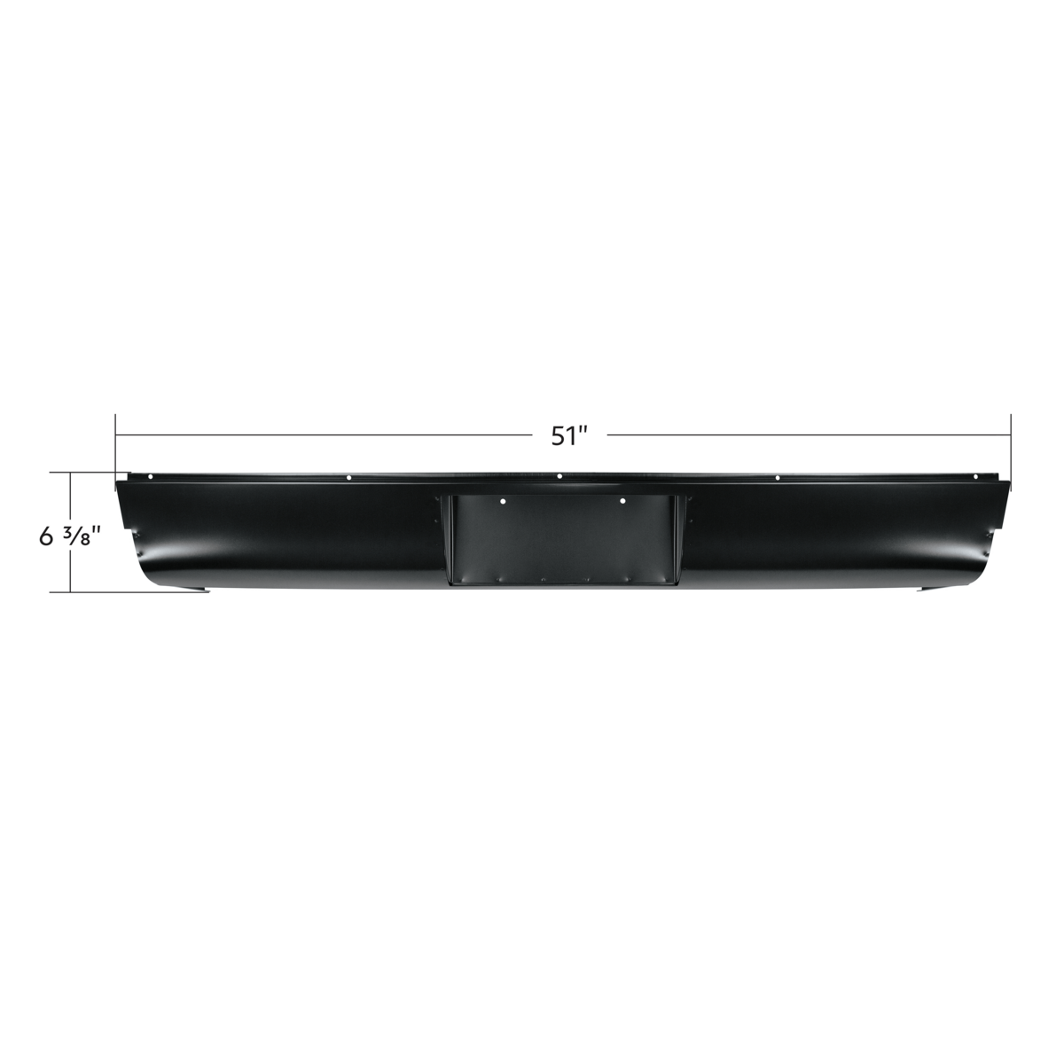 Rear Roll Pan For 1955-1987 Chevrolet & GMC Stepside Trucks