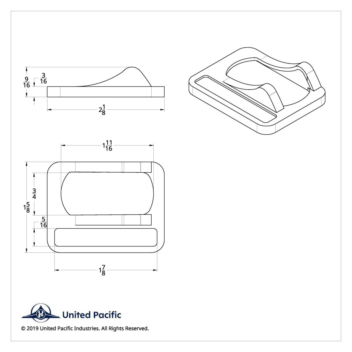 Chrome Plastic Rocker Switch Cover With Stainless Plaque For Peterbilt - PTO Control