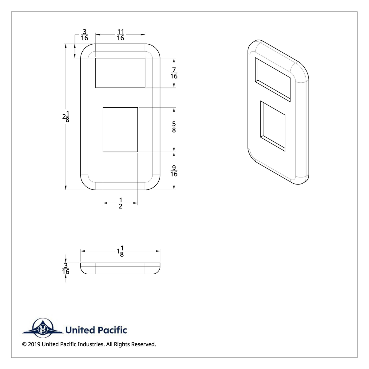 Chrome Plastic Switch Trim For 2001-2010 International 9900i/9400i/9200i - Panel Light