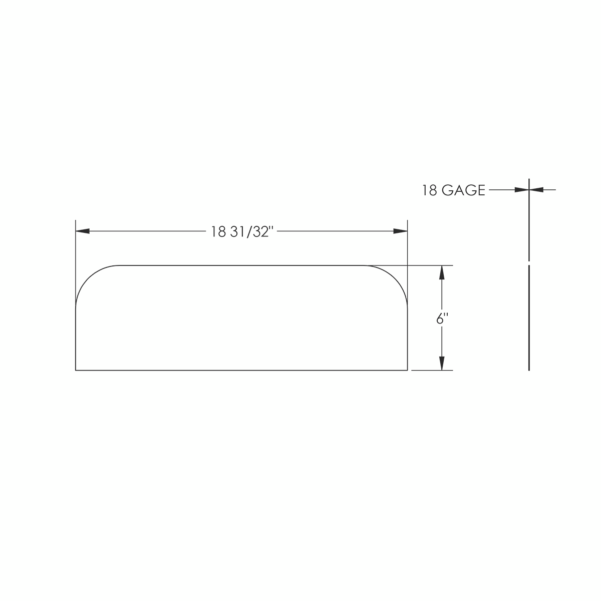 430 Stainless Steel 6" Chop Top Rear Sleeper Window Trim For 2024-2026 Peterbilt 589