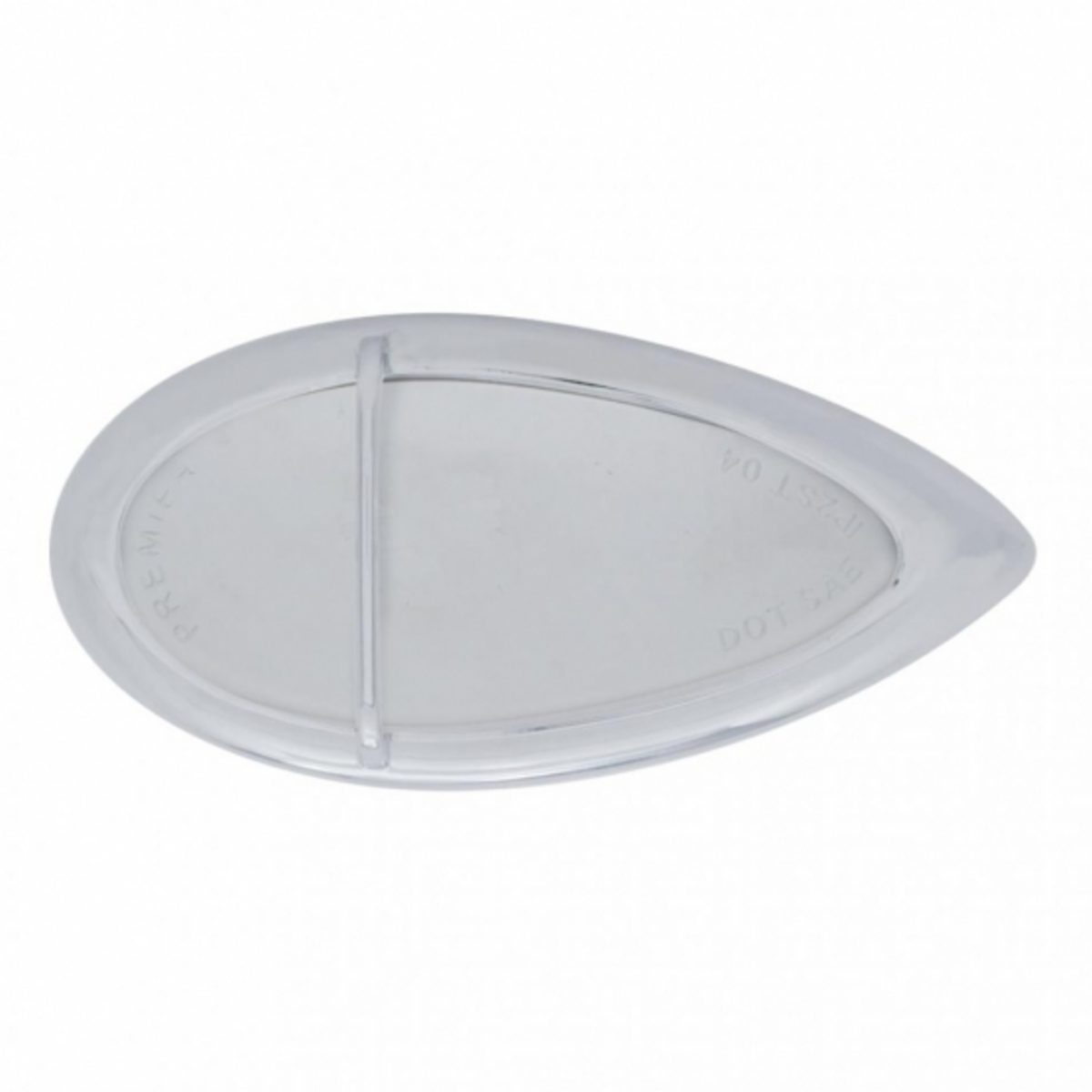 39 LED Flush Mount "Teardrop" Light (Stop, Turn & Tail) - Red LED/Chrome Lens