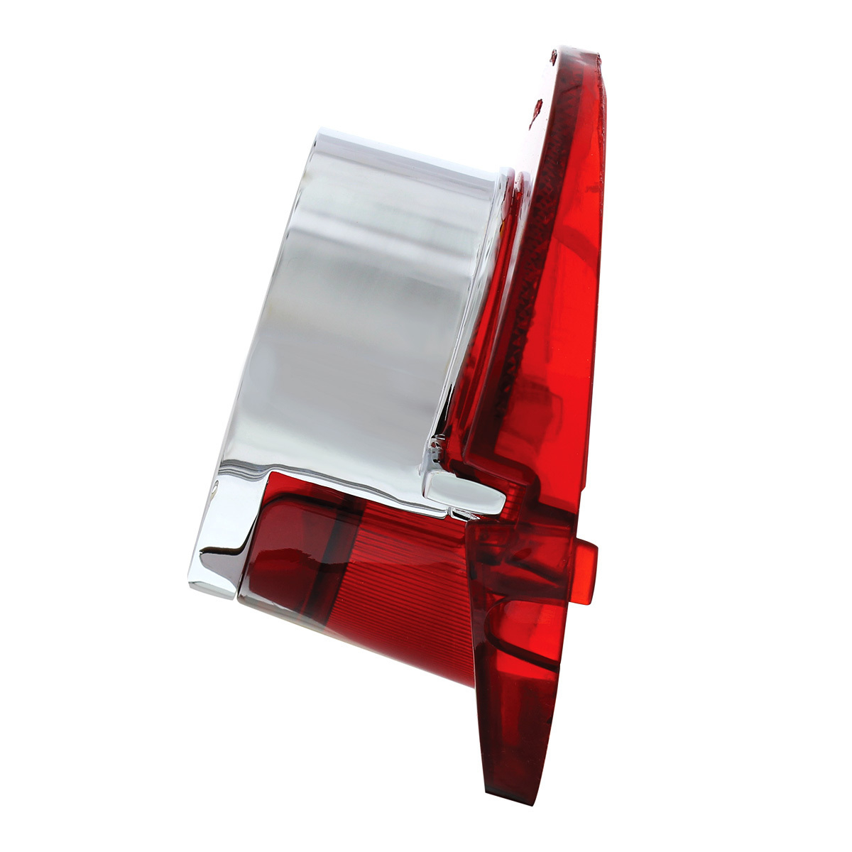 Tail Light Lens With Chrome Rim For 1964 Chevy Passenger Car