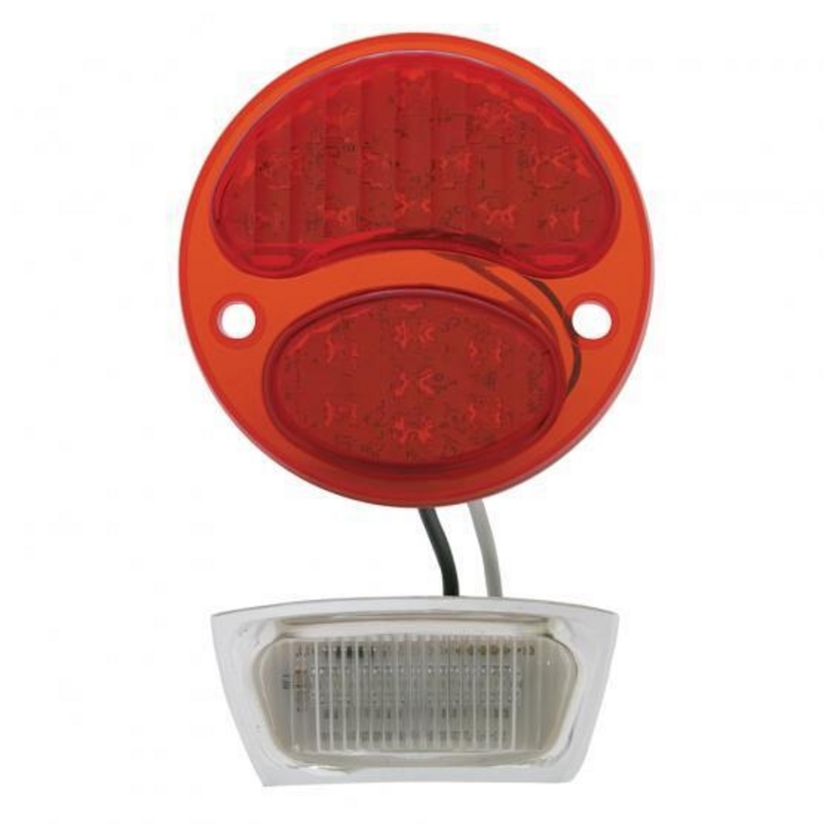 19 LED 12V Tail Light With 4 LED License Plate Light For 1928-31 Ford Model A - L/H
