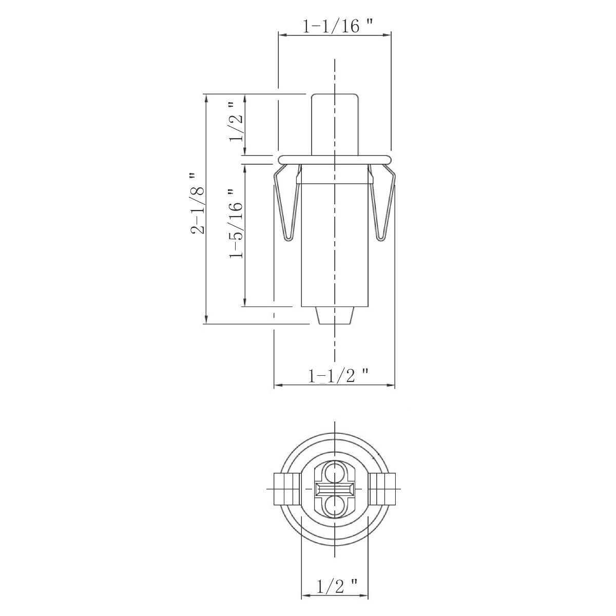 Dome Light Switch For 1968-1972 Ford Truck
