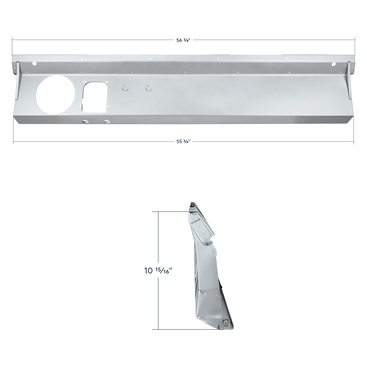 Plain Dash Panel 1966-1977 Ford Bronco