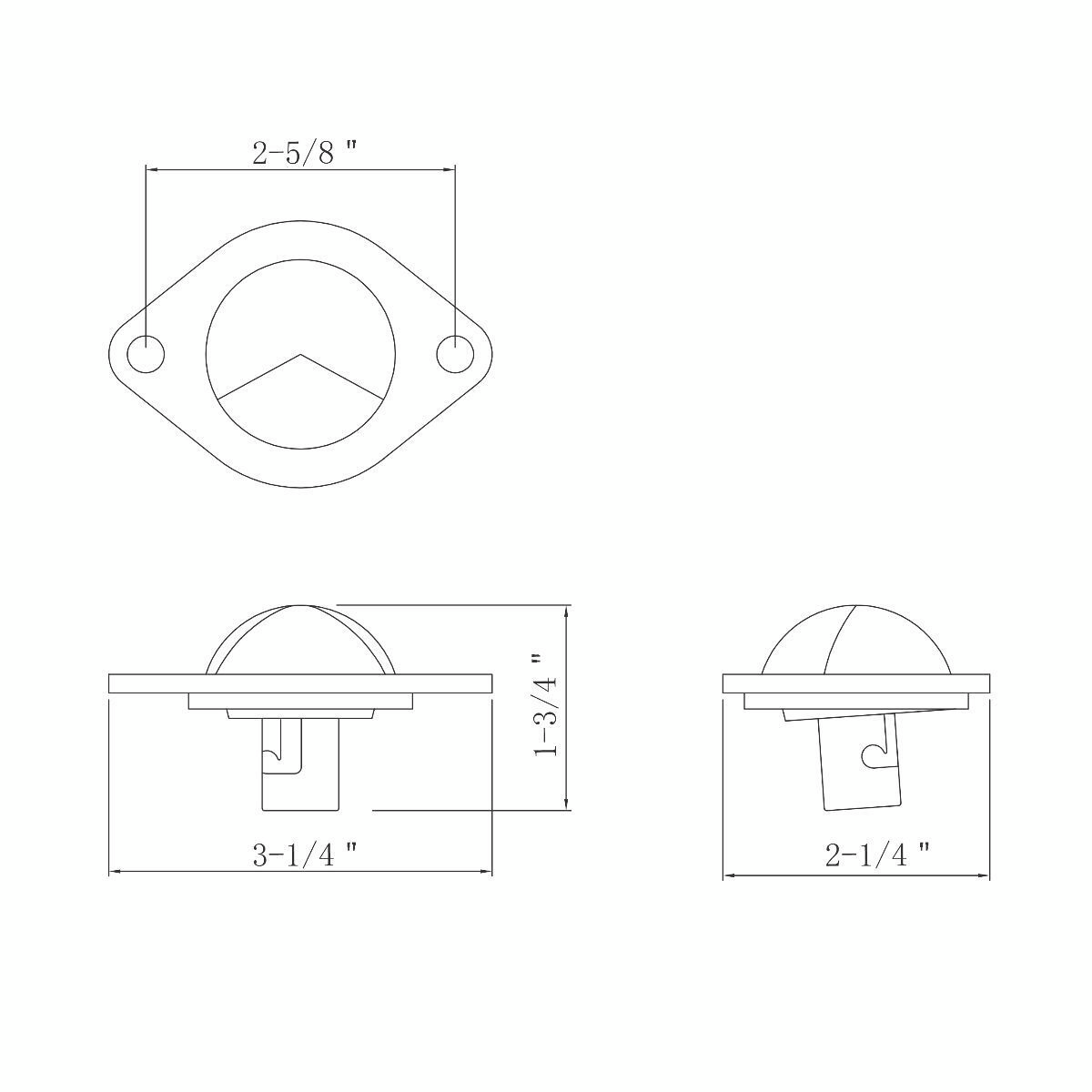 License Plate Light Assembly For 1979-1996 Chevrolet & GMC Stepside Trucks