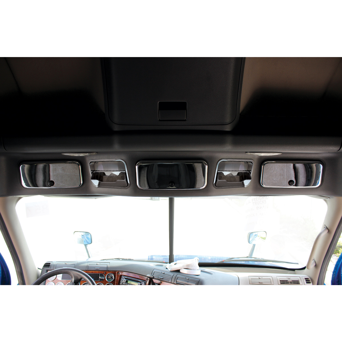 Overhead Center Trim With Storage Compartment For 2008-2017 Freightliner Cascadia
