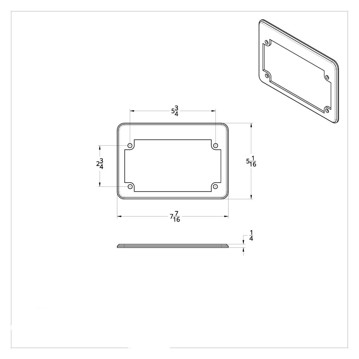"U.S. Marine" Motorcycle License Plate Frame