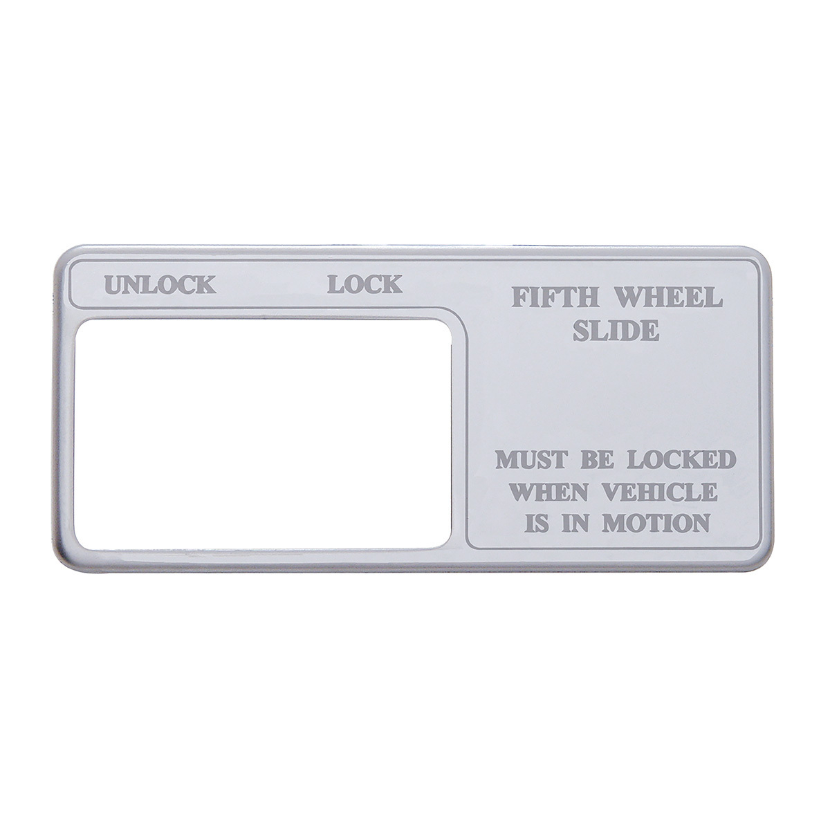 Freightliner Stainless Switch Guard - Fifth Wheel