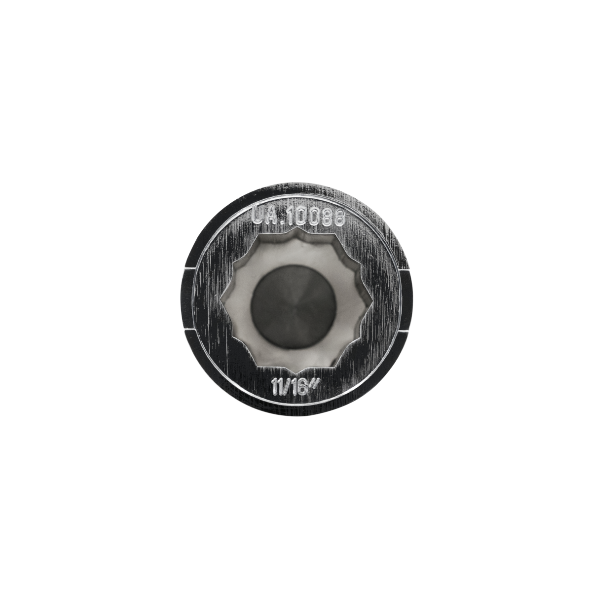 11/16" X 1-1/4" Chrome Plastic Pointed Nut Cover - Push-On
