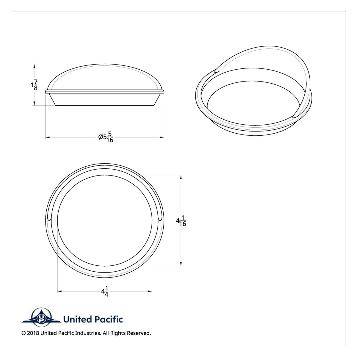 Large Gauge Cover With Visor For 2006+ Kenworth