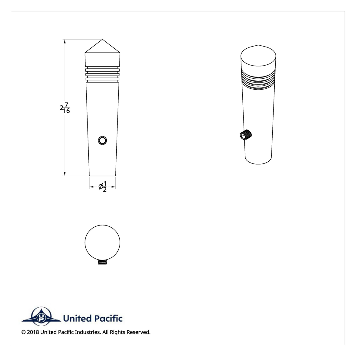 Long Toggle Switch Extension For Kenworth - Pointed