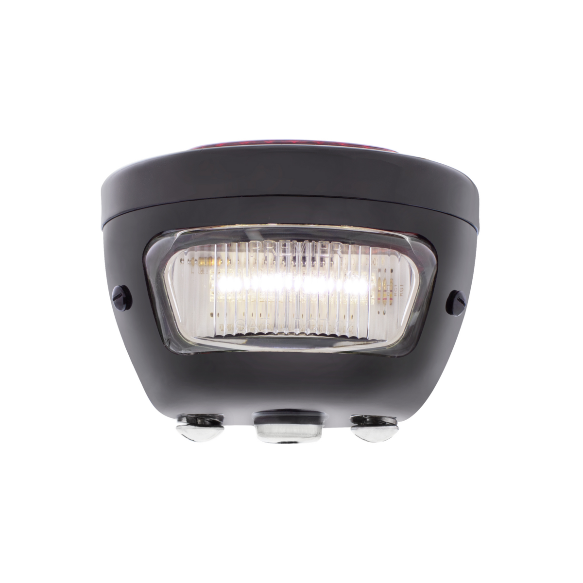 31 LED Sequential Tail Light Assembly With 4 LED LP Light & Black Housing & Rim For 1928-31 Ford Car - L/H