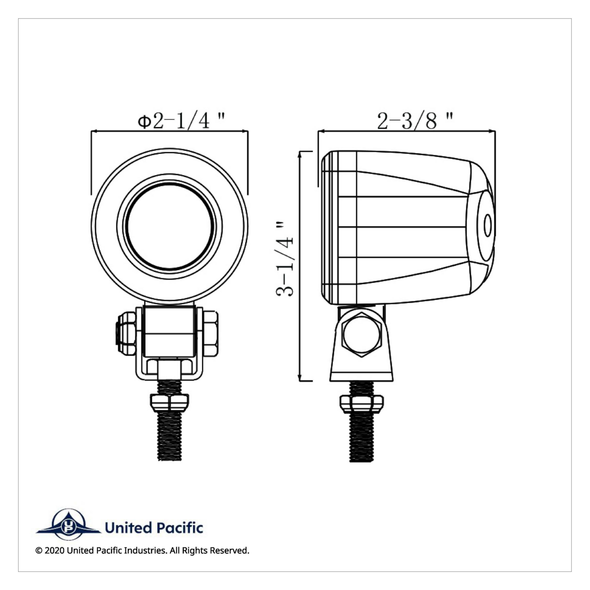 High Power Single LED Mini Work Light