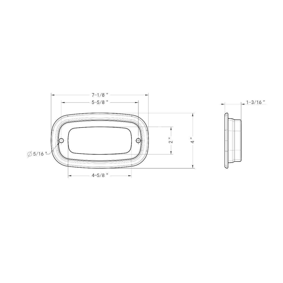 Chrome Plastic Tail Light Bezel For 1960-1966 Chevrolet & GMC Fleetside Trucks (Pair)